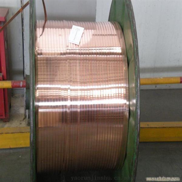 上海T2紫铜扁线厂家，广东压延扁铜线加工，深圳1.5MM紫铜扁线报价
