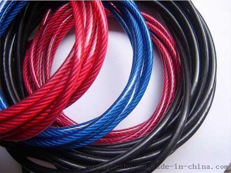 深圳0.8MM黑色包胶钢丝绳厂家，东莞304不锈钢钢丝绳价格